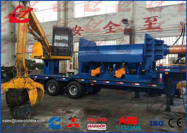 কেনা 86kW স্ক্র্যাপ কার লার্জার Baler, Tailer এবং গ্রেড সঙ্গে মোবাইল Baler মেটাল baling প্রেস online manufacture
