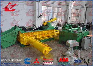 কেনা 200 টন পূর্ণ স্বয়ংক্রিয় Hydrauilc মেটাল স্ক্র্যাপ Baling মেশিন খাওয়ার হপার সঙ্গে online manufacture