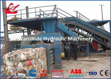 কেনা Y82 / W-125 প্লাস্টিকের বোতল Baler মেশিন 6-8টি / এইচ আউটপুট ক্যাপাসিটি ম্যানুয়াল টাই online manufacture