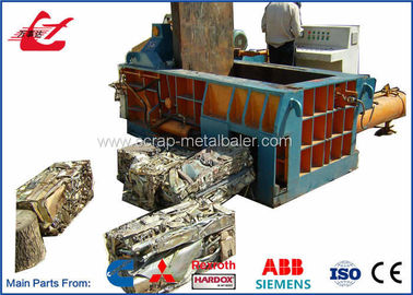 গুণ  PLC Automatic Control Aluminum Can Compactor Machine , Scrap Steel Baler Machines 6500KG কারখানা