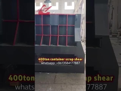 400 টন স্বয়ংক্রিয় হাইড্রোলিক স্ক্র্যাপ মেটাল কাঁচা পাত্রে ধারণকারী