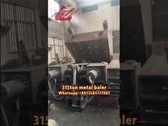 WANSHIDA 315 টন স্ক্র্যাপ মেটাল বেলার অ্যালুমিনিয়াম প্রোফাইল কম্প্যাক্টর মেশিন