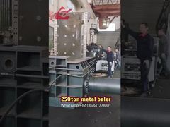 WANSHIDA 250 টন হাইড্রোলিক স্ক্র্যাপ মেটাল ব্যালিং প্রেসের জন্য ব্যালিং মেশিন