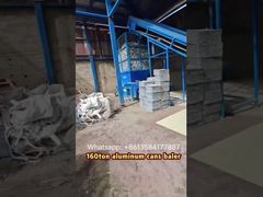 160টন অ্যালুমিনিয়াম ক্যান বেলিং প্রেস বেলার মেশিন
